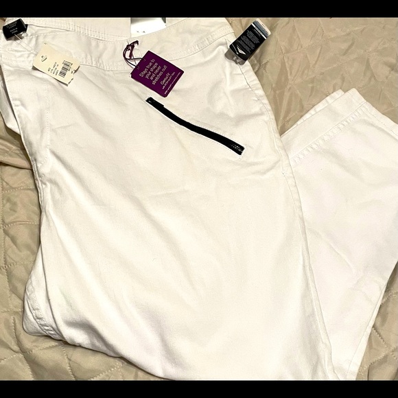 Lane Bryant Pants - White 92% cotton